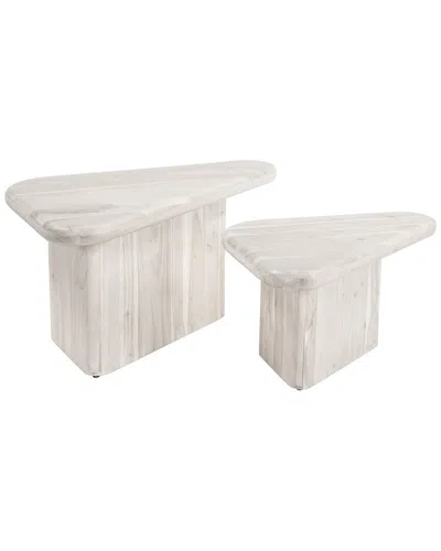 Zuo Modern 2pc Navidic Coffee Table Set