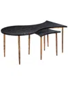 Zuo Modern 2pc Norden Coffee Table Set