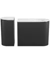 Zuo Modern 2pc Ormara Console Table Set