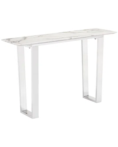 Zuo Modern Atlas Console Table In White