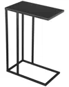 Zuo Modern Atom Side Table In Black