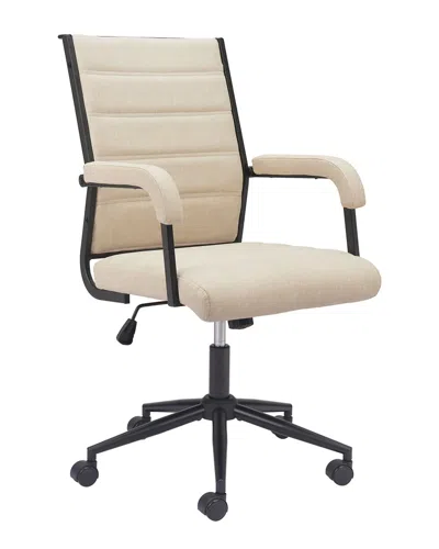 Zuo Modern Auction Office Chair In Neutral