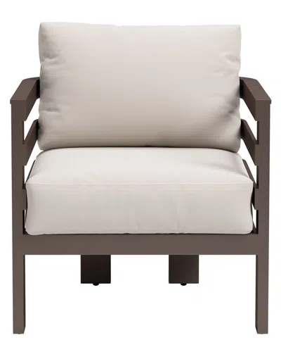 Zuo Modern Bal Harbor Outdoor Armchair In White