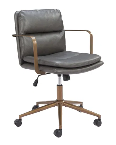 Zuo Modern Birao Office Chair In Gray
