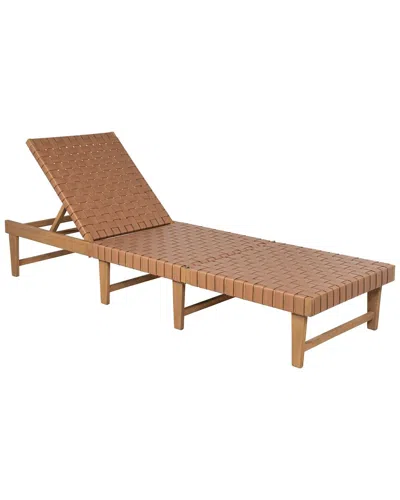 Zuo Modern Breath Chaise Lounge In Brown