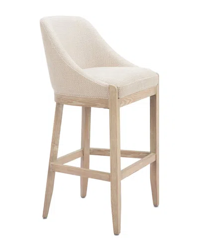 Zuo Modern Calmo Barstool In Neutral