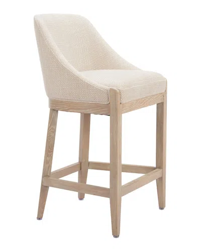 Zuo Modern Calmo Counter Stool In Brown