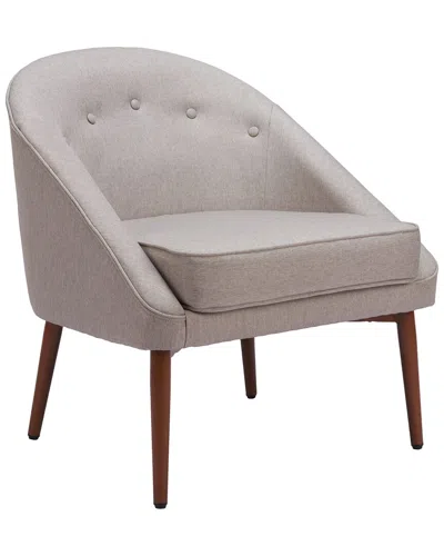 Zuo Modern Carter Accent Chair In Gray