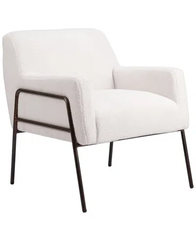 Zuo Modern Charleston Accent Chair In White