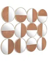 Zuo Modern Cycle Round Mirror In Multi