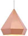 Zuo Modern Do Not Use Zuo 1-light Forecast Ceiling Lamp In Pink