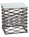 Zuo Modern Duke Side Table In Bronze