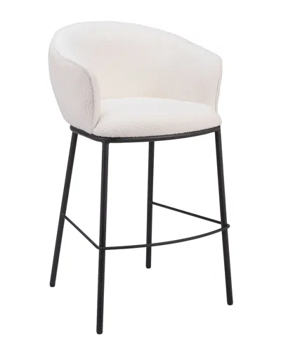 Zuo Modern Essen Barstool In White