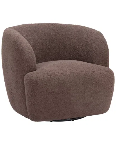 Zuo Modern Govan Swivel Chair In Burgundy