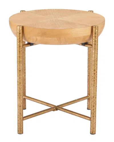 Zuo Modern Halva Side Table In Brown