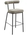 Zuo Modern Kede Tweed Barstool