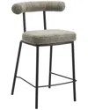 Zuo Modern Kede Tweed Counter Stool