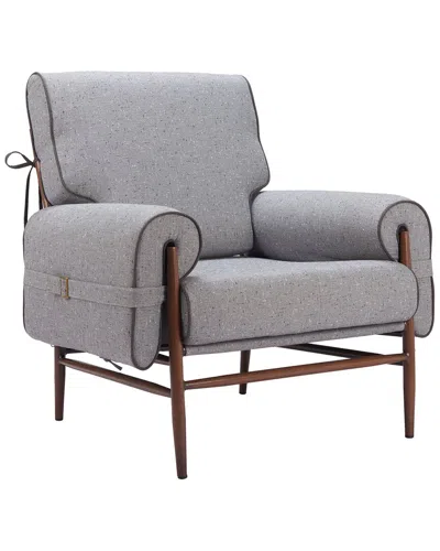 Zuo Modern Klem Accent Chair In Gray