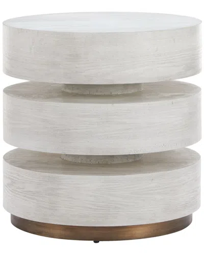 Zuo Modern Laha Side Table In White