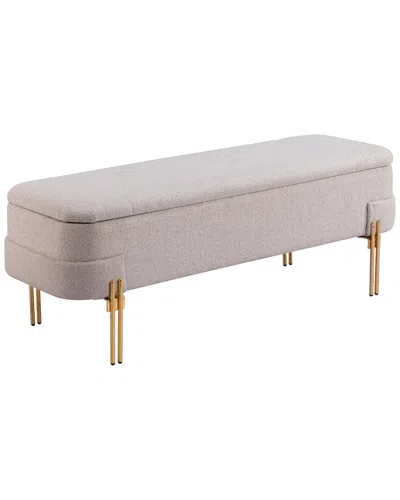 Zuo Modern Lebreton Storage Bench In Neutral