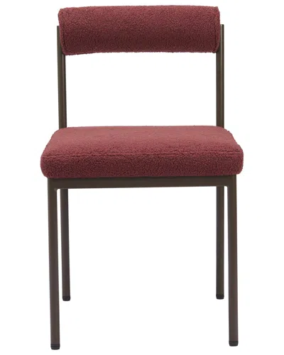 Zuo Modern Livorno Dining Chair In Burgundy