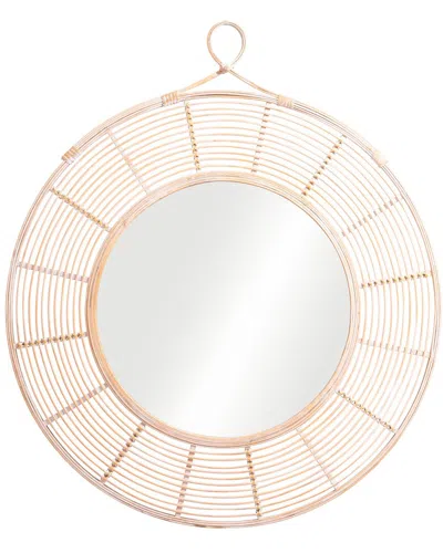 Zuo Modern Lobo Mirror Natural In Gold