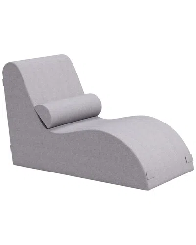Zuo Modern Luanda Chaise Lounge In Gray