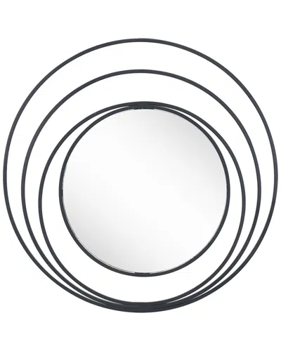 Zuo Modern Luna Round Mirror In Black