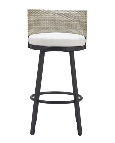 Zuo Modern Midnight Wave Barstool In White