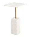 Zuo Modern Naht Side Table In White