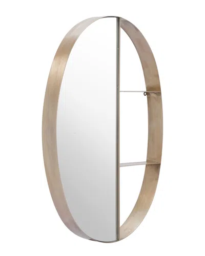 Zuo Modern Oval Shelved Mirror