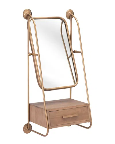 Zuo Modern Peralta Mirror With Shelf