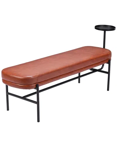 Zuo Modern Ploce Bench In Brown