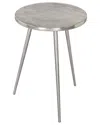 Zuo Modern Politik Side Table In Nickel