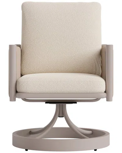Zuo Modern Rivan Swivel Dining Chair In Gray
