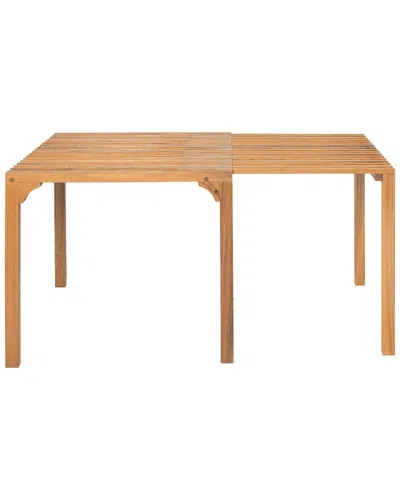 Zuo Modern Riviera Extendable Dining Table In Brown