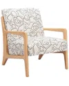 Zuo Modern Runa Accent Chair In Neutral