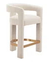 Zuo Modern Saiko Counter Stool In White