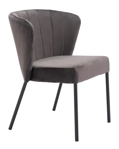 Zuo Modern Set Of 2 Aimee Dining Chairs In Brown