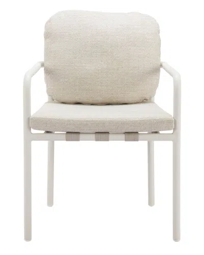 Zuo Modern Set Of 2 Aite Dining Chairs In White