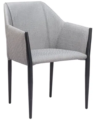 Zuo Modern Set Of 2 Andover Dining Chairs In Gray