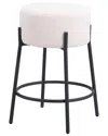Zuo Modern Set Of 2 Blanche Counter Stools