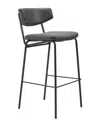 Zuo Modern Set Of 2 Charon Counter Stools