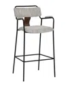 Zuo Modern Set Of 2 Couva Barstools In Black