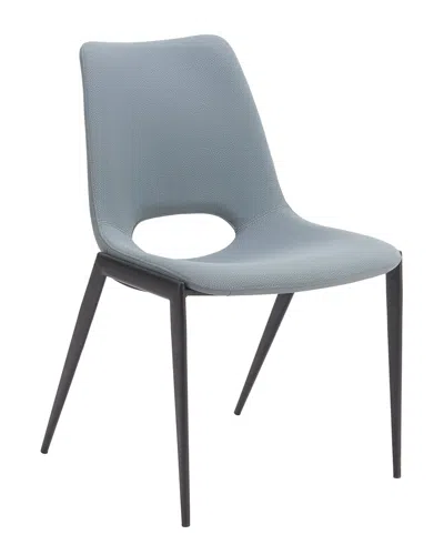 Zuo Modern Set Of 2 Desi Armless Dining Chairs
