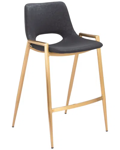 Zuo Modern Set Of 2 Desi Counter Stool In Black