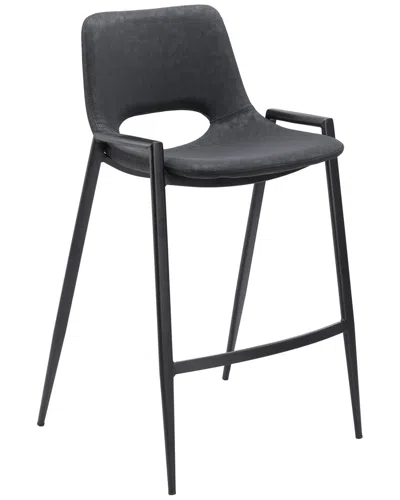 Zuo Modern Set Of 2 Desi Counter Stool In Black