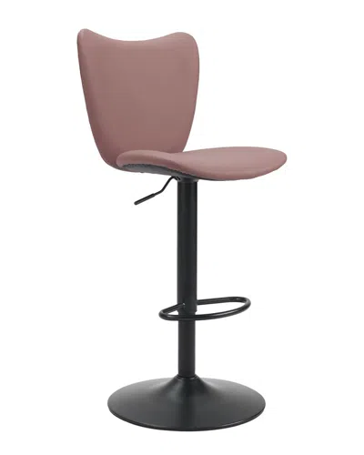 Zuo Modern Set Of 2 Elevate Barstools In Brown