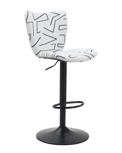 Zuo Modern Set Of 2 Elevate Barstools In White