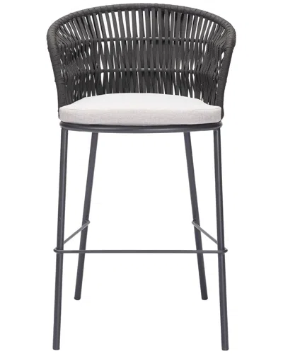 Zuo Modern Freycinet Barstool In Black